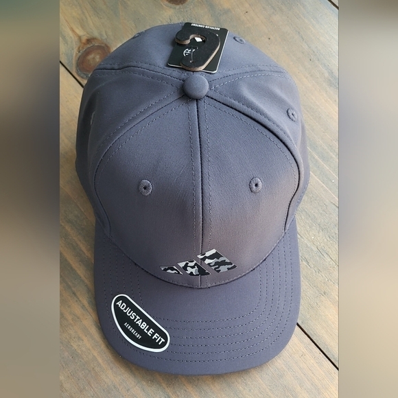 Adidas Men's Three Bar Structured Snapback Adjustable Fit Cap - Picture 3 of 12